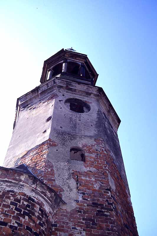 Der Glockenturm von Priedemost
